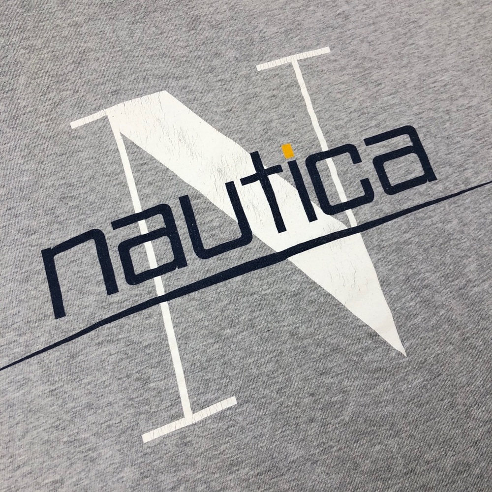 Vintage 90s Nautica Crop Tee